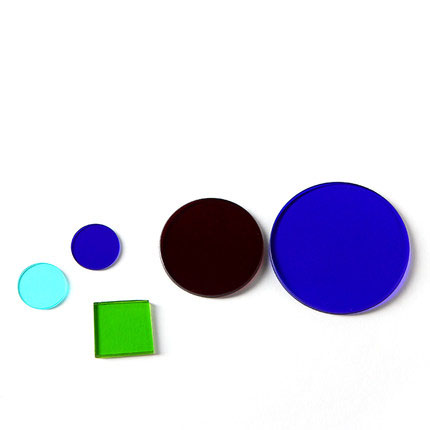 QB青蓝色有色玻璃